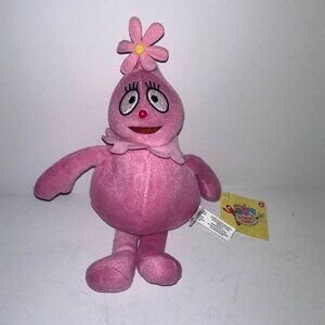 Yo Gabba Gabba! Foofa Plush 11" Embroidered Soft Stuffed Animal Toy 2010 NWT